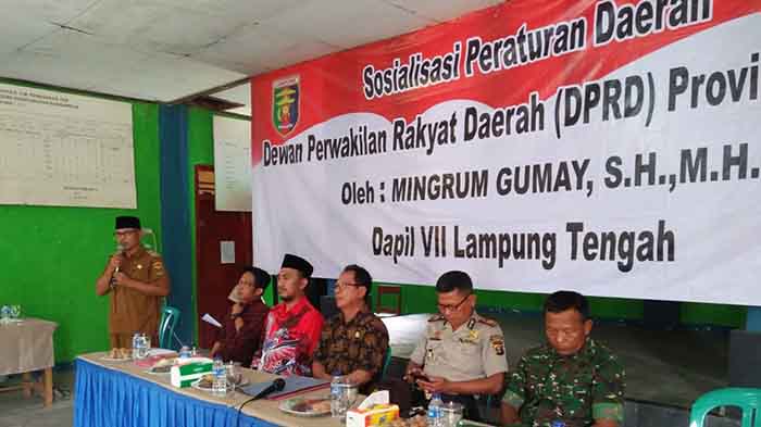 Ketua DPRD Provinsi Lampung Mingrum Gumay: Sosialisasi Perda 13/2017 Tentang Perlindungan Anak